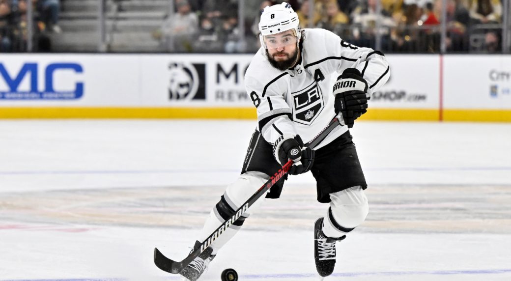 Kings defenceman Drew Doughty leaves pre-season game with leg injury