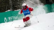 Canadian Kingsbury&#8217;s World Cup moguls win streak ends with silver medal in Georgia