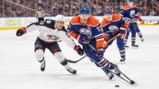 Oilers extend win streak to 14 games with victory over Blue Jackets