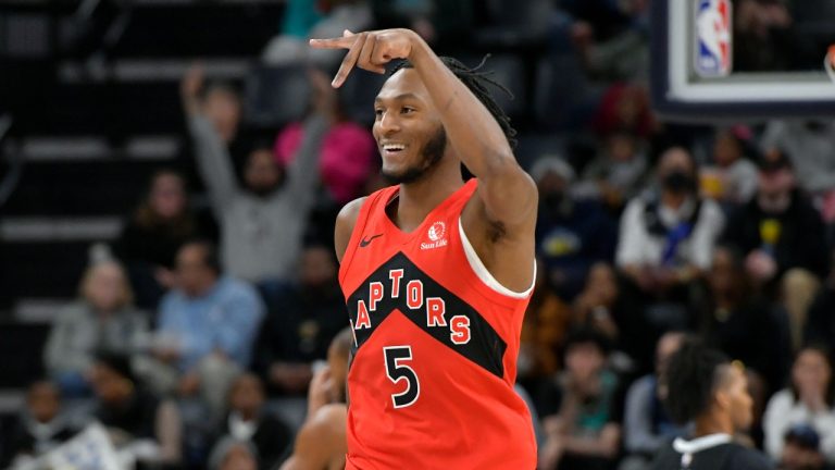 Toronto Raptors guard Immanuel Quickley. (Brandon Dill/AP)