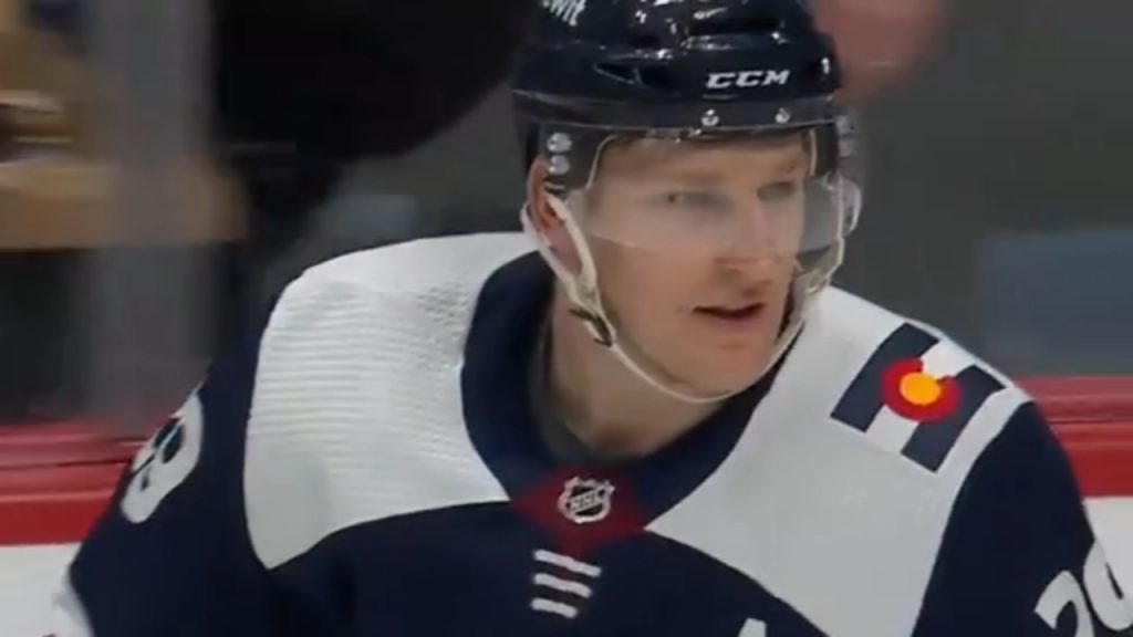 Nathan MacKinnon gets bras tossed on ice after 4 goal performance :  r/ColoradoAvalanche
