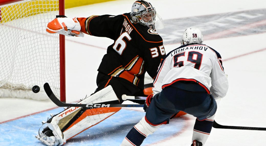 NHL Roundup: Blue Jackets blow four-goal lead, but still rally to beat Ducks