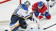 Blues score a touchdown in convincing win over Canadiens