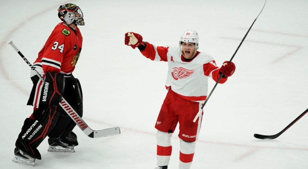 Kane Scores OT Winner In Return To Chicago As Red Wings Beat Blackhawks