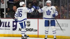 Matthews scores two goals in hometown return to help Maple Leafs beat Coyotes