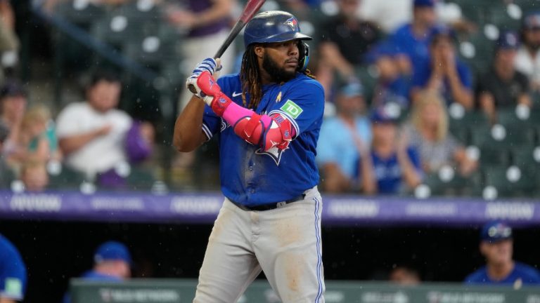 Toronto Blue Jays first baseman Vladimir Guerrero Jr. (27). (David Zalubowski/AP)