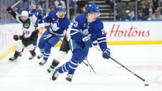 Maple Leafs&#8217; Knies exits game vs. Bruins after collision with Marchand