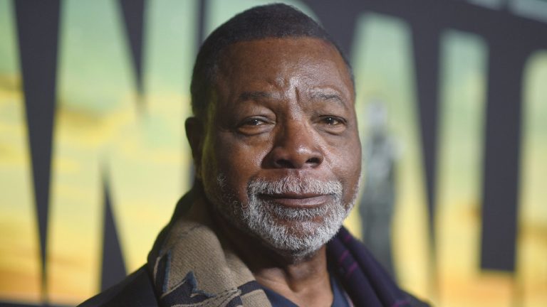 FILE - Carl Weathers arrives at a special screening for the season three premiere of "The Mandalorian" on Tuesday, Feb. 28, 2023, at The Roosevelt Hotel in Los Angeles. Weathers, a former NFL linebacker who became a Hollywood action movie and comedy star, playing nemesis-turned-ally Apollo Creed in the “Rocky” movies, facing-off against Arnold Schwarzenegger in “Predator” and teaching golf in “Happy Gilmore,” died Tuesday, Jan. 30, 2024. He was 76. (Richard Shotwell/Invision/AP, File)