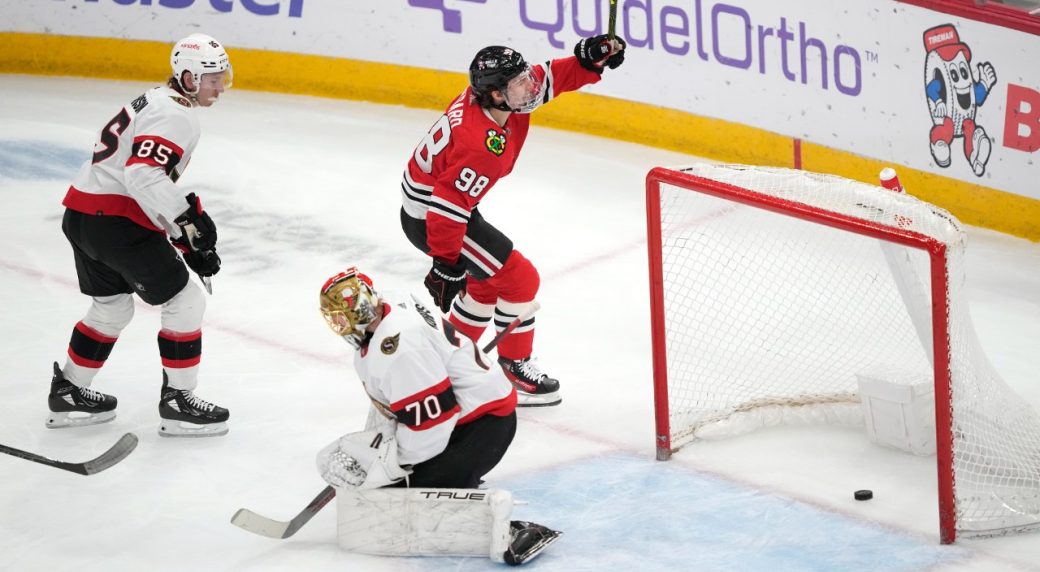 Bedard has two points in second game back from injury, Blackhawks edge Senators