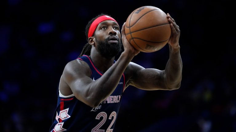 Philadelphia 76ers' Patrick Beverley plays during an NBA basketball game, Wednesday, Feb. 7, 2024, in Philadelphia. (Matt Slocum/AP)