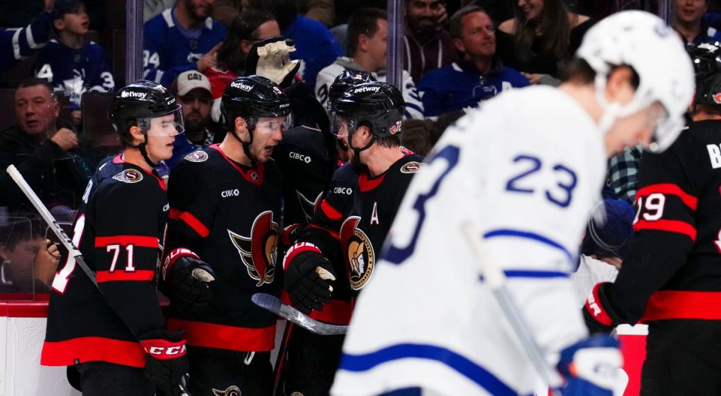 Maple Leafs’ blue-line woes go from bad to worse in fiery loss to Senators