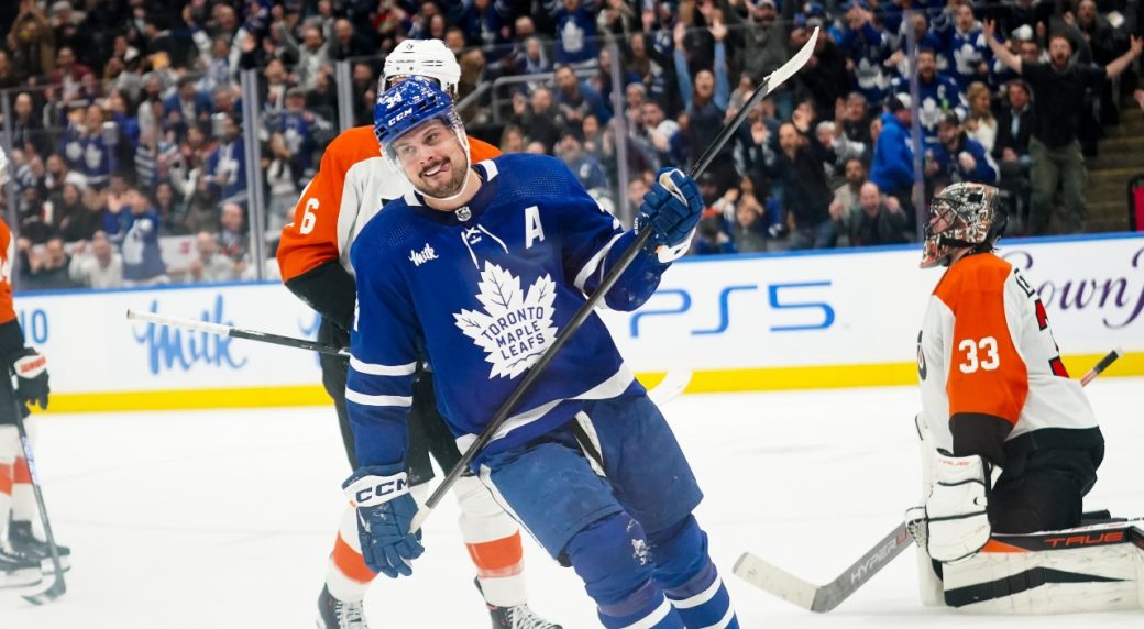 Auston Matthews Makes NHL History With Record-Breaking Hat Trick in ...