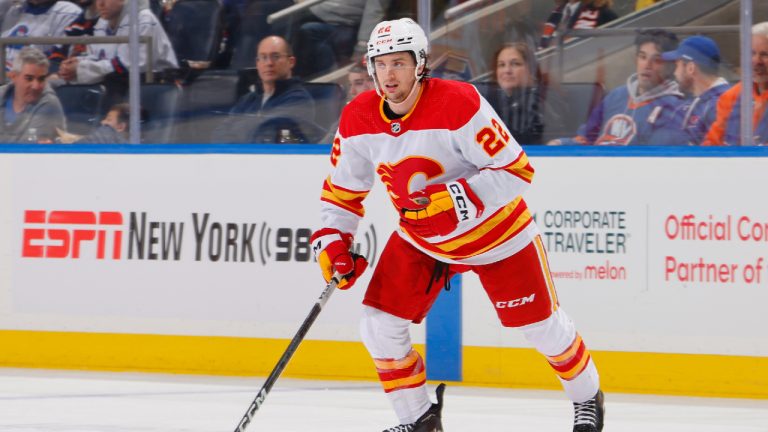 Jakob Pelletier of the Calgary Flames. (Getty Images)