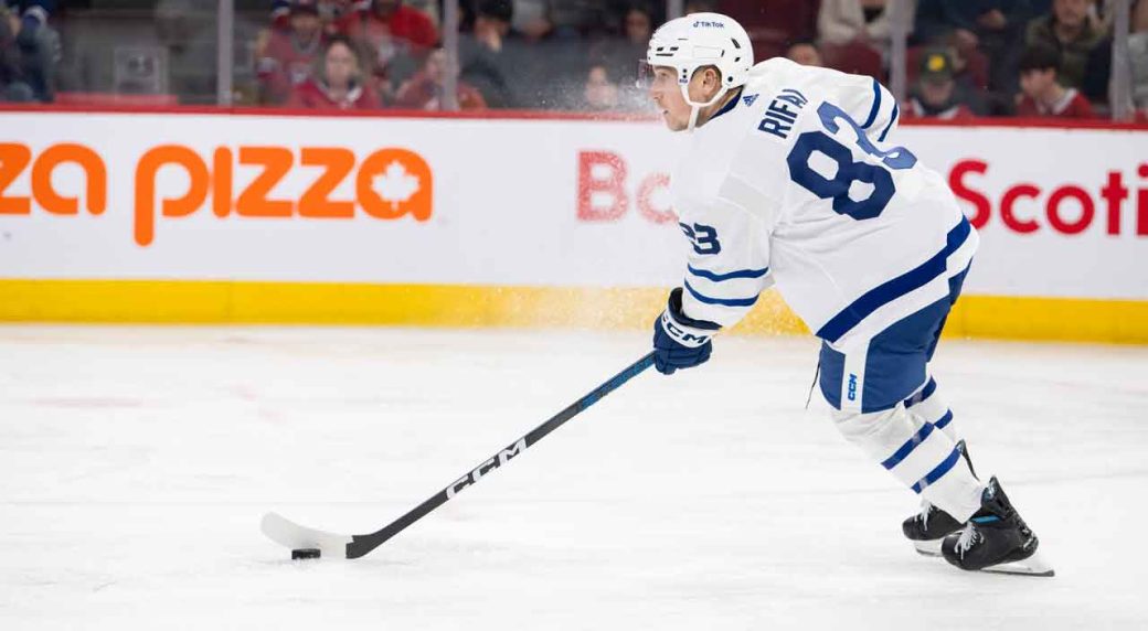 Maple Leafs loan defenceman Marshall Rifai to the Toronto Marlies