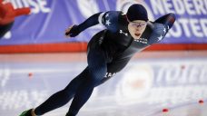 Stolz repeats world speedskating hat trick; Canada&#8217;s Bloemen, Fish reach podium