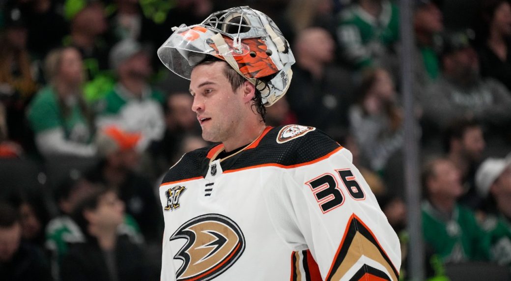 Ducks’ John Gibson has appendectomy, expected to be out 3-6 weeks