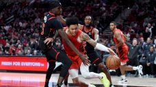 Boucher energizes Raptors, helps them go down fighting vs. Trail Blazers