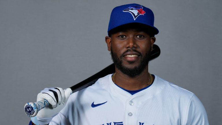 Luis De Los Santos of the Toronto Blue Jays. (AP)