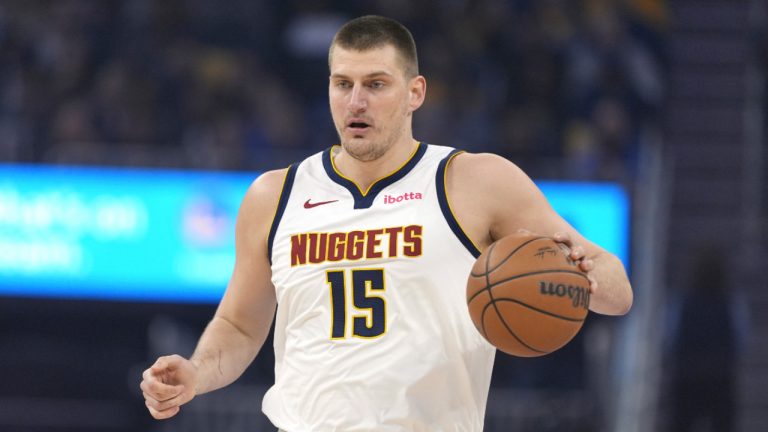 Denver Nuggets centre Nikola Jokic. (AP) 