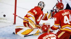 Flames&#8217; Wolf gets welcome-to-the-NHL moment from Capitals&#8217; Ovechkin