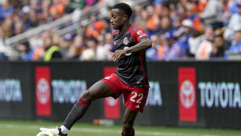 Toronto FC gets Richie Laryea back after a three-month injury absence. (CP/AP-Jeff Dean)