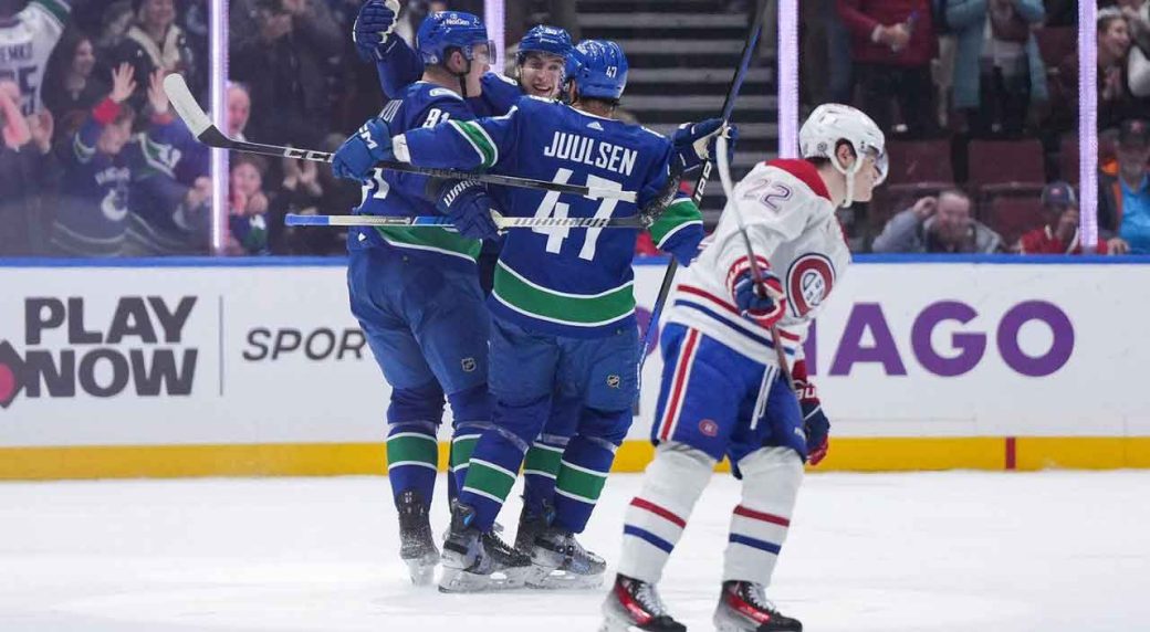 Depth scoring lifts Canucks over struggling Canadiens