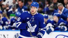 Maple Leafs&#8217; Lyubushkin exits game vs. Rangers with head injury