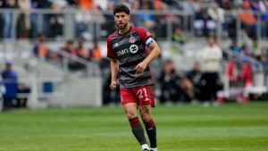 Toronto FC midfielder and captain Jonathan Osorio. (Jeff Dean/AP)