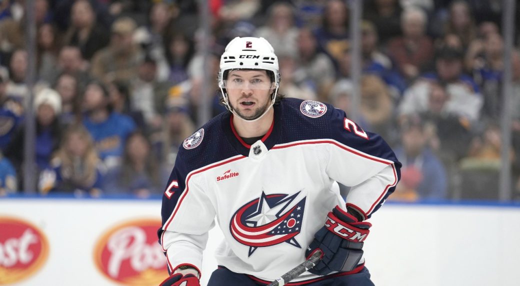 Bruins acquire defenceman Andrew Peeke from Blue Jackets for Zboril