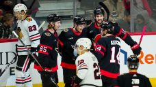 Senators win fourth straight by blanking Blackhawks