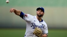 Royals&#8217; Alec Marsh hit in throwing shoulder, leaves in 5th vs. Blue Jays