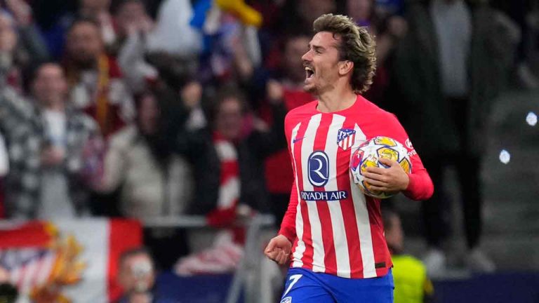 Atletico Madrid moved closer to securing the fourth and final Champions League spot with a 1-0 win over Celta Vigo in the Spanish league on Sunday. (Manu Fernandez/AP)