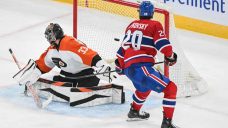 Slafkovsky nets hat trick, Canadiens hand Flyers eighth straight loss