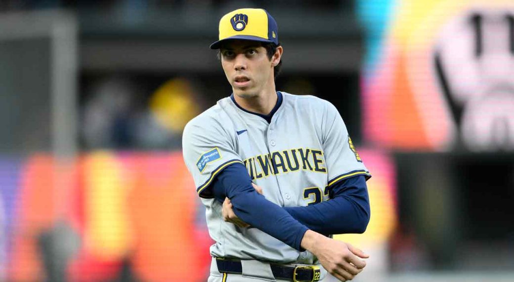 Brewers place Christian Yelich on 10-day injured list with lower-back strain