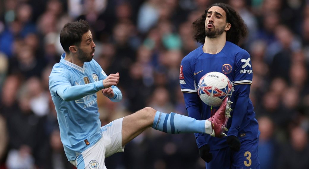 Man City beats Chelsea with late Silva goal to make FA Cup final