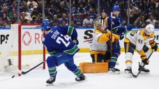 Canucks struggle to crack Saros, Predators despite 84 shot attempts