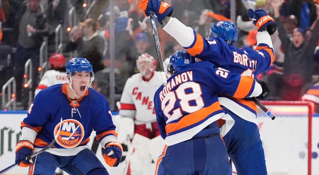 Mathew Barzal Scores In 2nd OT, Islanders Beat Hurricanes To Avoid Sweep