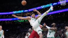 Celtics&#8217; Jayson Tatum okay after collision late in win over Heat