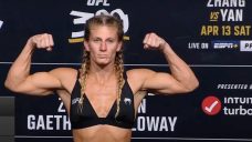 Kayla Harrison makes weight for UFC 300 after drastic cut; all fighters on point