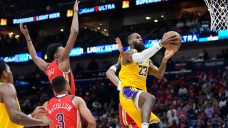 Lakers down Pelicans in play-in game, will face Nuggets in first round