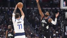 Luka Doncic and Kyrie Irving lead Mavericks over Clippers to tie series