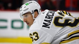 Boston Bruins' captain Brad Marchand. (Karl B DeBlaker/AP)