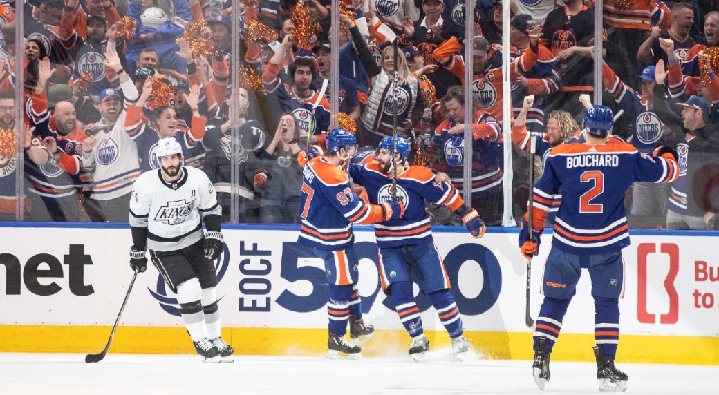 Stanley Cup Playoffs on Oilers vs. Kings, Game 1