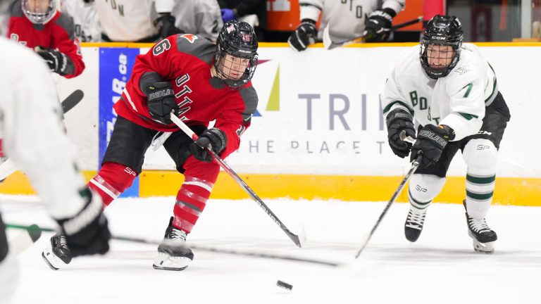 Staring down a Wednesday night matchup against Boston with huge implications for the PWHL's final playoff spot, Ottawa forward Katerina Mrazova says her team is playing "the best hockey right now." (Photo by Andrea Cardin/Freestyle Photography/PWHL)