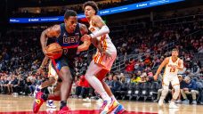 Johnson has first triple-double, Hawks clinch play-in berth with win over Pistons