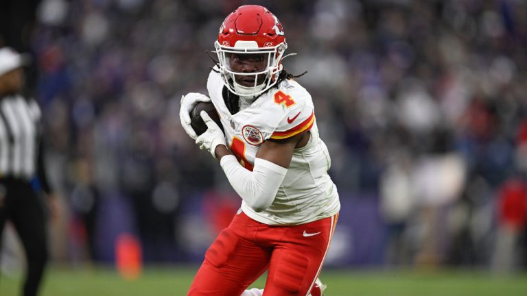 Kansas City Chiefs wide receiver Rashee Rice (4). (Terrance Williams/AP)