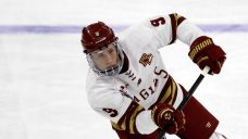 Capitals top prospect Ryan Leonard is returning to Boston College