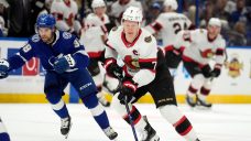 Brady Tkachuk scores the only shootout goal as Ottawa Senators  beats Tampa Bay Lightning