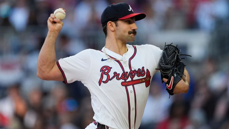 The Atlanta Braves placed ace right-hander Spencer Strider on the 15-day injured list on Sunday and recalled right-hander Allan Winans from Triple-A Gwinnett. (John Bazemore/AP Photo)