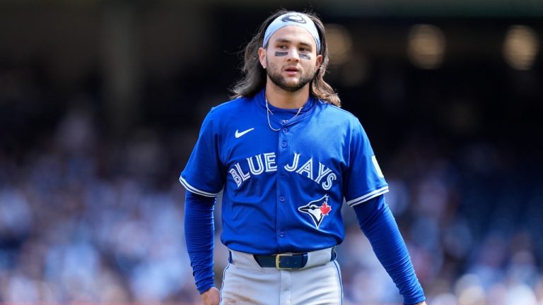 Toronto Blue Jays shortstop Bo Bichette. (Frank Franklin II/AP)